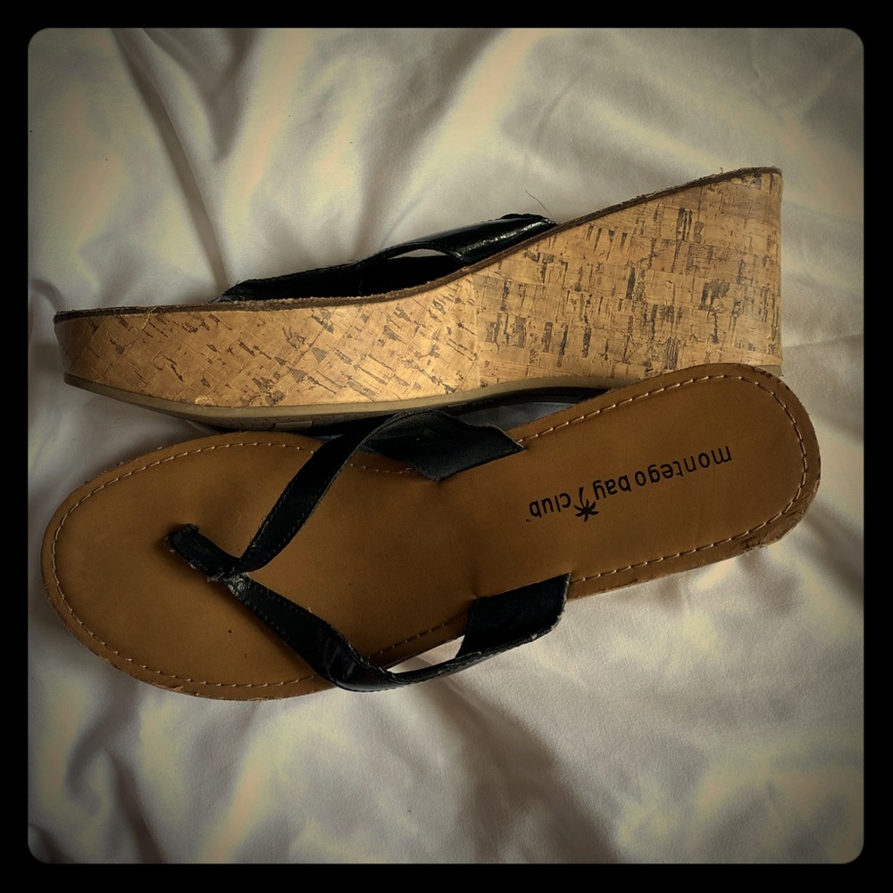 High Wedge Cork Heel by Montego Bay